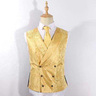 China Plus size A double breasted suit vest will be the best choice to be Italy gentleman for sale