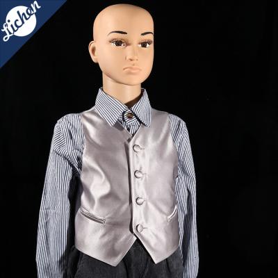 China Factory Formal Hot Selling Boys Wedding Wear Vest With Different Color for sale