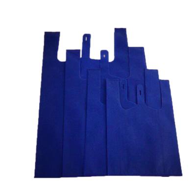 China Factory Price Eco-friendly Colored Best Selling Non Woven T Shirt Bag In Stock Made In China Non Woven Bag U Cut for sale