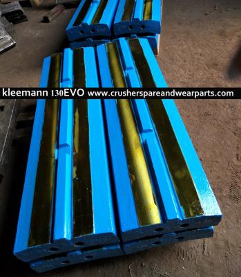 China Kleemann EVO 130 MR110 Blow bars Impact crusher spare parts High Chrome High maganese steel crusher parts for sale