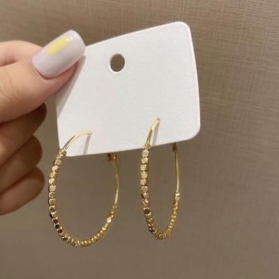 China FASHIONABLE hot sales exaggerated large hoop earrings 925 silver stiletto earrings for women for sale