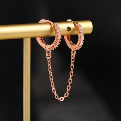 China New Wholesale Fashion Trendy Earrings Luxury Elegant Smooth Tassel Wire Names Ear Clip For Women for sale