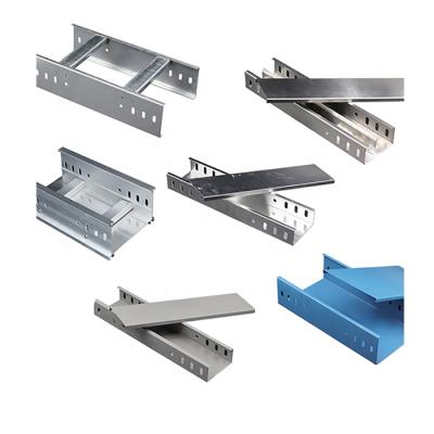 China 2021 Electrical Wire Installation Accept Customization Cable Rack System Steel Tray Type Fireproof Cable Tray for sale