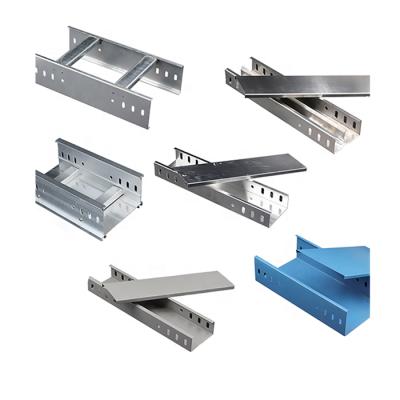 China Electrical Wire Installation Factory Direct Sales Cable Tray Perforated Machine Single Rail Customizable Cable Tray for sale