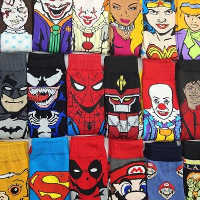 China High Quality QUICK DRY Women's High Quality Teen Socks Unisex Vintage Loose Cartoon Socks Women for sale