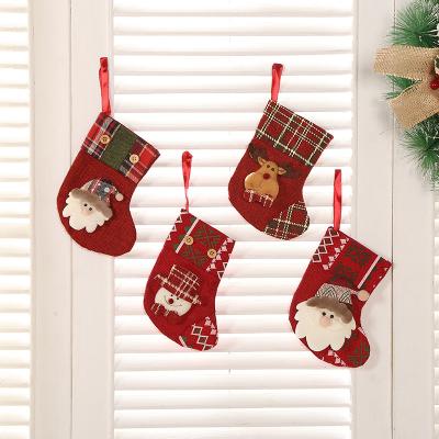 China Cute Durable Customized Breathable Luxury Velvet Christmas Stocking for sale