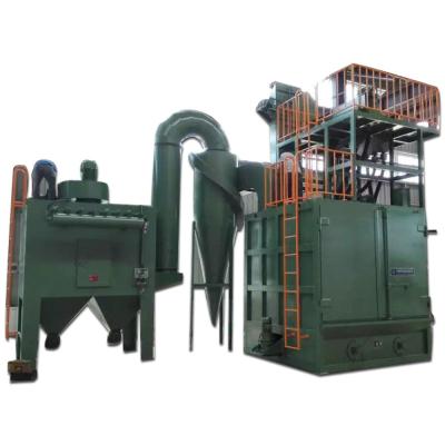 China Large Size Rotary Table Shot Blasting Parts / Rotating Table Shot Blasting Machine Surface Cleaning for sale