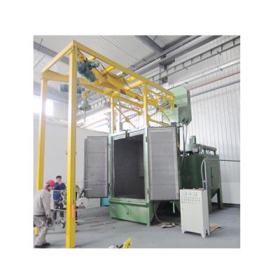 China Medium or small size complex parts shot blasting machine/hanger shot blasting hook machine for sale