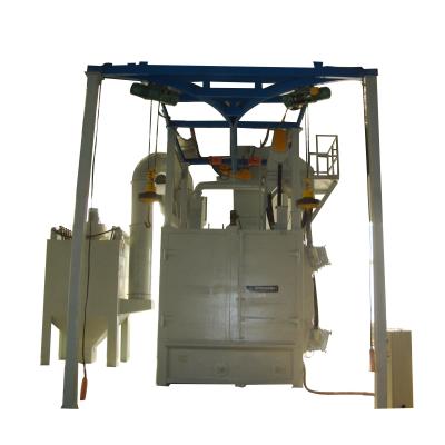 China Equipment of medium or small size complex parts of machine hook cleaning/Derusting cleaning shot blasting for sale