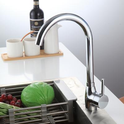 China Thermostatic Mixer Single Handle Kitchen Faucets Single Hole Faucet Mixer Sink Faucet for sale