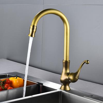 China Thermostatic Faucets 360 Swivel Kitchen Faucets 360 Swivel Copper Bathroom Basin Mixer Tap Crane Hot &Cold Brass Water Faucet For Kitchen Sink for sale