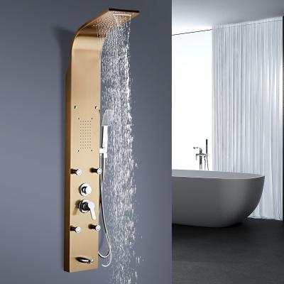 China Without Sliding Bar Bathroom Shower Column Bathroom Shower Panel for sale