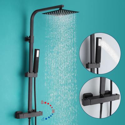 China Without Slide Bar Thermostatic Shower Faucet Set Bathroom Shower Bath Room Shower Set Bathroom for sale