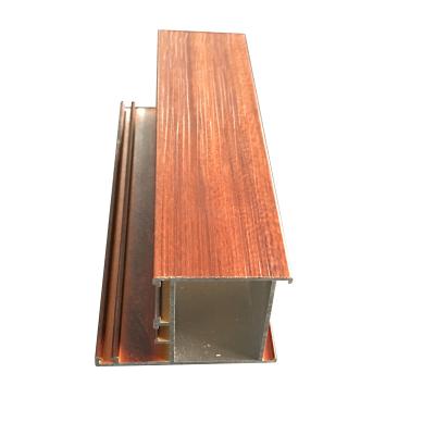 China door & Decorative Window Timber Profiles Sliding Partitions Aluminum Profiles For Making Glass Doors for sale