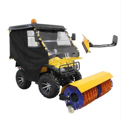 China Universal Snow Plowing Equipment Snow Sweep Thrower Driving Snowplow for sale