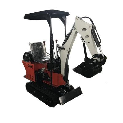 China Cheap price China 1t mini excavator bagger shovel excavadora 0.8ton digger for farm garden household hotels for sale