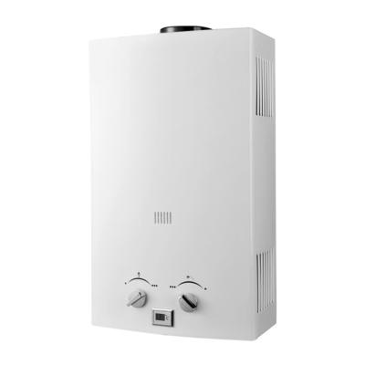 China Mexico Type Gas Car Water Heater With Chimney 6L 8L 10L for sale