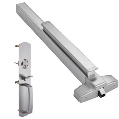 China KEYMAN Panic Bar in Lock Cylinder with Lever Handle Outdoor ANSI U.L Standard 3H for Escape Access X801R+5B for sale