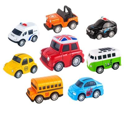 China Puzzle Exquisite Cartoon Car Model Baby Boys And Girls Toy Car Alloy Children's Power Control Metal Mini Drop-Resistant for sale