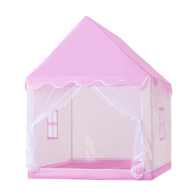 China 2023 Parent-child Playhouse Belles Play Kids Interaction Wholesale Pink Portable Foldable Hexagon Princess Indoor Castle Children Girls Play Tent House for sale