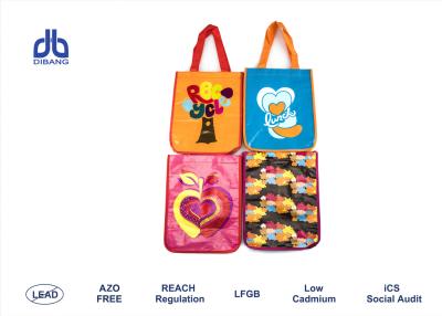 China OLD NAVY Personalized Reusable Shopping Bags 105g / m² Short Handle For Toy Store for sale