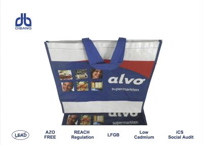 China 120g / M² Thickness Promotional Reusable Shopping Bags Give Away For Advertising for sale