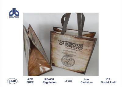 China Customized PP Woven Shopping Bag Material Optional For Tractor Supply Company for sale