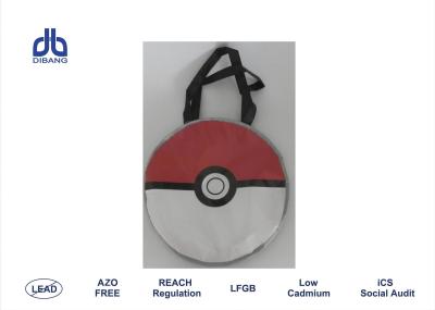 China PP Non Woven Customized Shopping Bags Round Shape Pokeball Bag With 35cm Diameter for sale