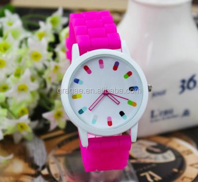 China Date Kids Automatic Silicone Jelly Watch for sale