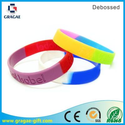 China Silicone Customized Painted Debossed Silicone Strips for sale