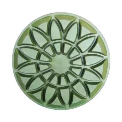 China 7 Step Valcro Concrete Terrazzo Diamond Dry Polishing Pad for sale