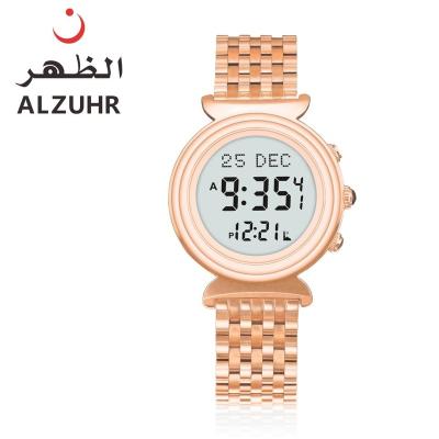 China Alarm Fajr Watch Lovers Series Soft And Stylish Multifunctional Reminder Wristwatches Islamic Prayer ALZUHR502 for sale