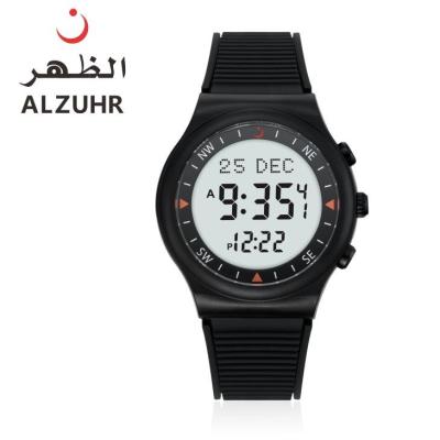 China Minimalist Alarm Design Brand Men Watch Qibla Direction Automatic Watch ALZUHR 516 Digital Outdoor Sports Waterproof Watch Clocks for sale