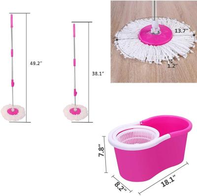 China Viable easy magic broom and bucket of 360 rotations for sale