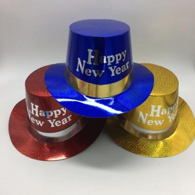 China Striped Factory Customized Promotional Good Years Party Paper Hats for sale