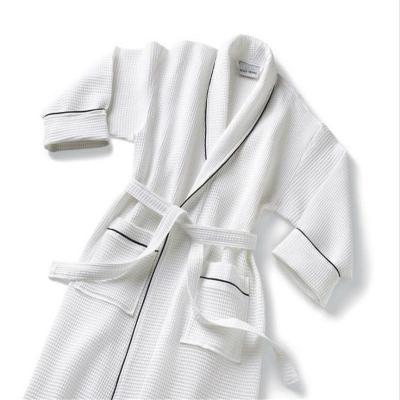 China Factory Supply Breathable 100% Cotton Male And Female Bathrobe for sale