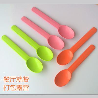 China Disposable 100% Biodegradable PLA Ice Cream Spoons Yogurt Scoops for sale