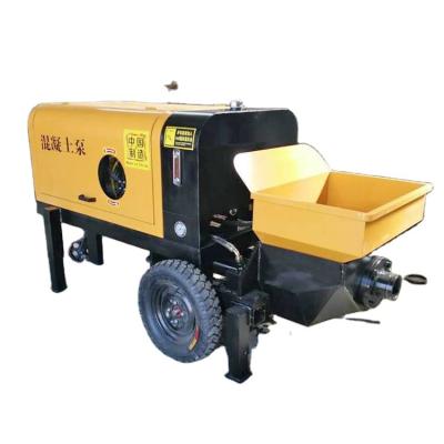 China High Quality Building Material Stores Mobile Diesel Secondary Concrete Pump Foundation Electric Concrete Pump for sale