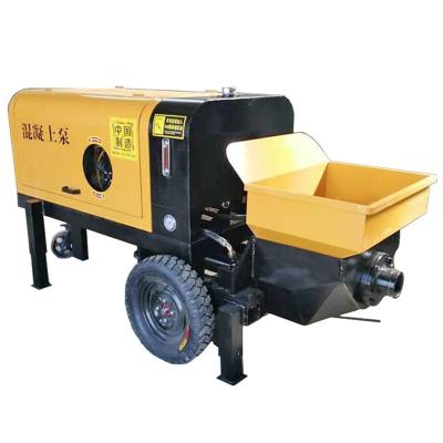 China Building Material Shops Multifunctional Delivery Mini Concrete Pump Mobile Portable Concrete Pump for sale