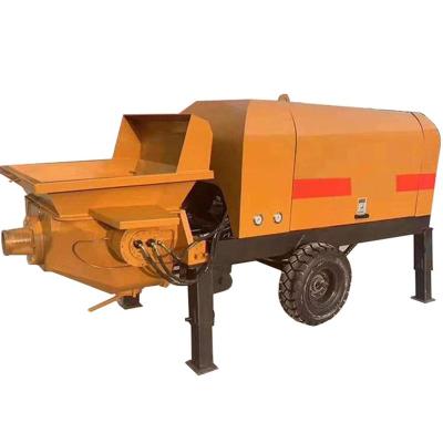 China Construction Material Stores Small Concrete Pump For Sale Trailer-Mounted Concrete Pump Flow Machine for sale