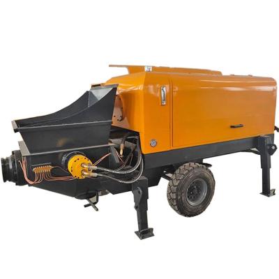 China Building Material Stores Portable Mini Concrete Pump Ready Truck Mounted Diesel Small Concrete Pump for sale