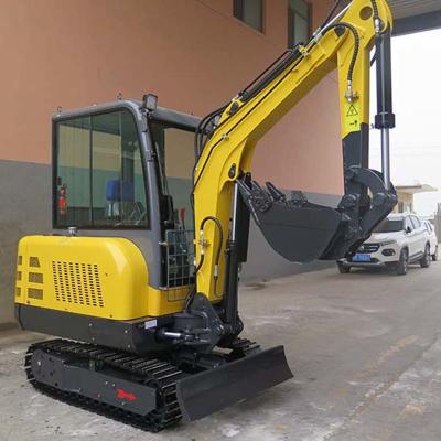 China Mini Construction Euro 5 Emission Digging Excavator With Closed Cab Mini Excavator 2.5 Ton For Sale for sale