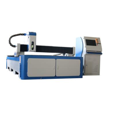 China Automated Mini CNC Fiber Laser Cutting Machine 3015 Laser Source 1500w Laser Source And Loading Tube for sale