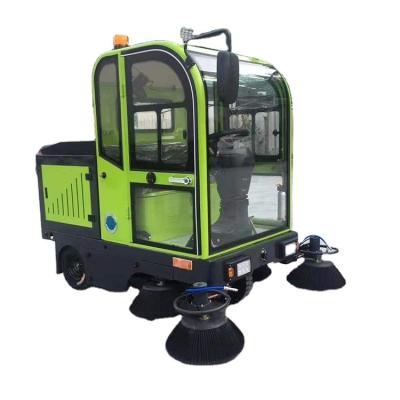 China Building Material Shops Factory School Property Battery Car Road Sanitation Drive Automatic Ground Sweeper Type Sweeper for sale