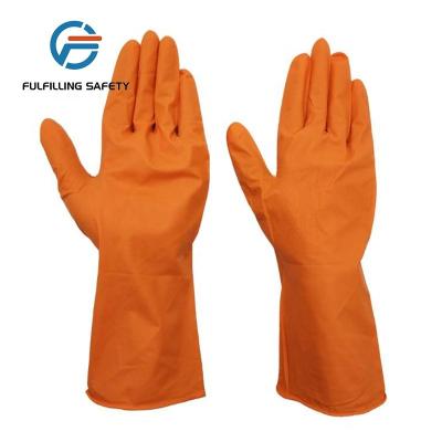 China Canvas textured.don't distinguish right and left hand. Latex Coated Dish Wash Gloves for sale