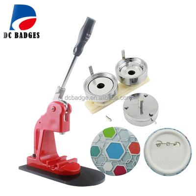 China Hot Wholesale Home Use Badge Maker Machine With 58mm Mold Interchangeable Die Pin Button Machine Mold for sale