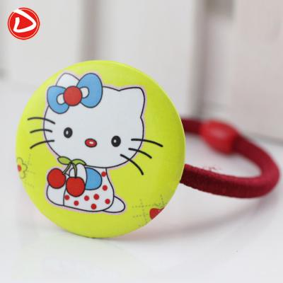 China Souvenirgiftpromtiondecoration Factory Wholesale 32mm Elastic Band Hair Button DIY Badge Making Material for sale