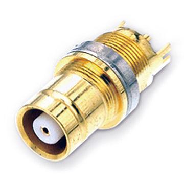 China - D-017 Jack Bulkhead Taiwan coaxial cable connector made for sale