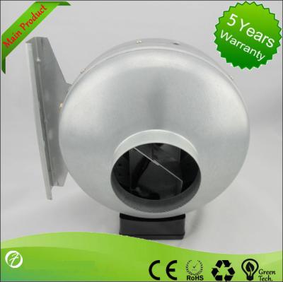 China 125mm Ventilation In-line Metal Inline Fan Centrifugal Air Blower for sale