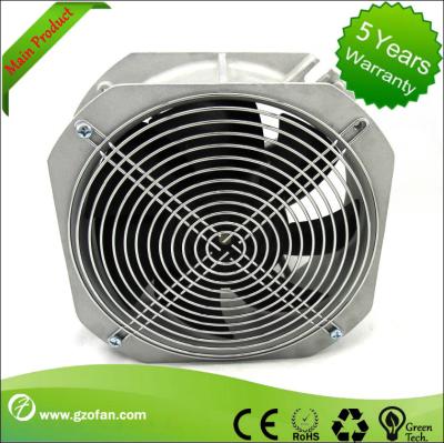 China Se asemeja a Ebm-Past 254mm 24 Volt DC ventilador de enfriamiento ventilación de escape con chapa de acero en venta